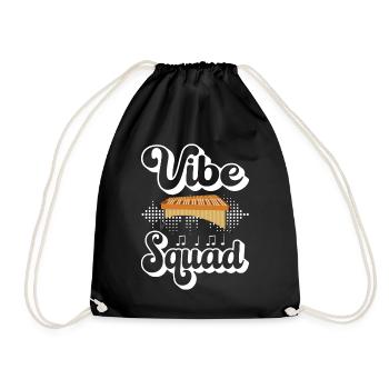 Vibraphon, vibraphoniste - Sac de sport léger - noir - Devant