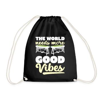 Vibraphon, vibraphoniste - Sac de sport léger - noir - Devant