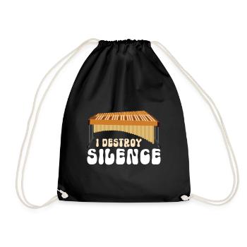 Vibraphon, vibraphoniste - Sac de sport léger - noir - Devant