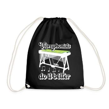 Vibraphon, vibraphoniste - Sac de sport léger - noir - Devant
