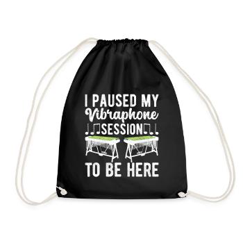 Vibraphon, vibraphoniste - Sac de sport léger - noir - Devant