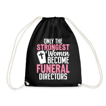 Funeral Director Funny Embalming Funeral - Drawstring Bag - black - Front