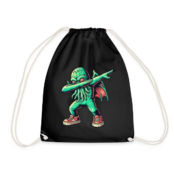 Dabbing drôle Cthulhu Dabbing Design - Sac de sport léger - noir - Devant