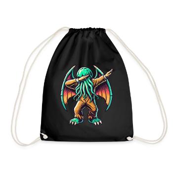 Dabbing drôle Cthulhu Dabbing Design - Sac de sport léger - noir - Devant