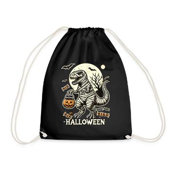 Drôle de T-Rex Maman Aime Les Bonbons - Sac de sport léger - noir - Devant