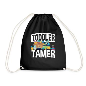 Toddler Tamer Daycare Teacher - Drawstring Bag - black - Front