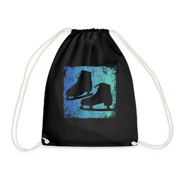 Patinage artistique Patinage artistique Patinage sur glace - Sac de sport léger - noir - Devant