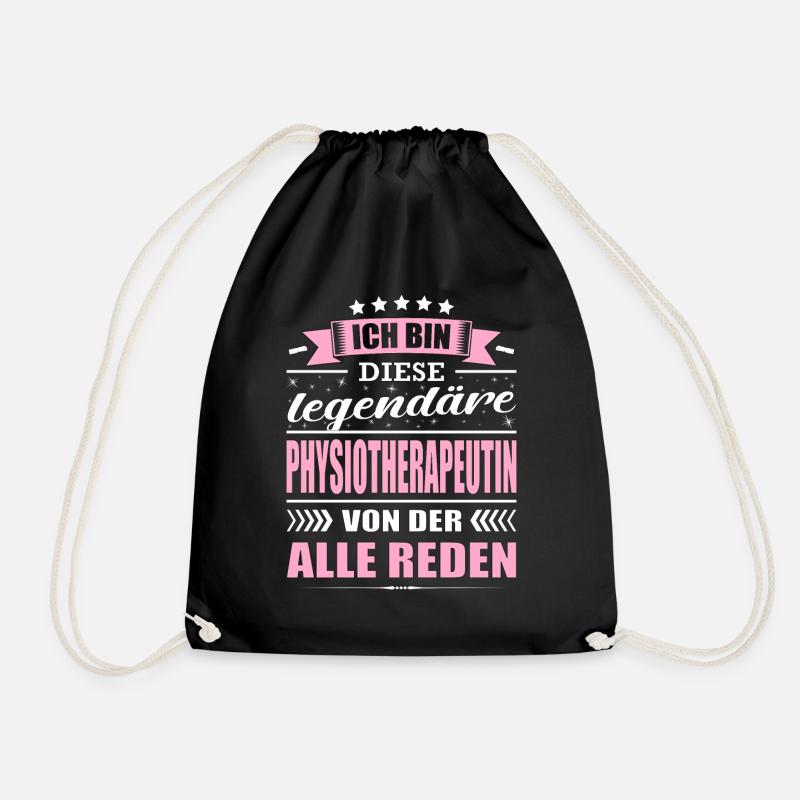 Ich Bin Diese Legendäre Physiotherapeutin - Turnbeutel - Schwarz