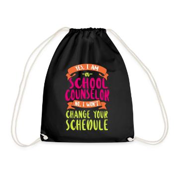 Conseiller scolaire Oui Je suis une école - Sac de sport léger - noir - Devant