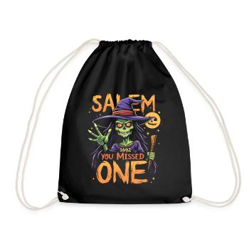 Costume de sorcière d’Halloween Balai de sorcière - Sac de sport léger - noir - Devant