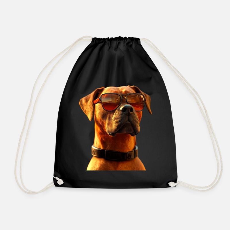Rhodesian Ridgeback Jagdhund Hunde Stolz Ridgeback - Turnbeutel - Schwarz