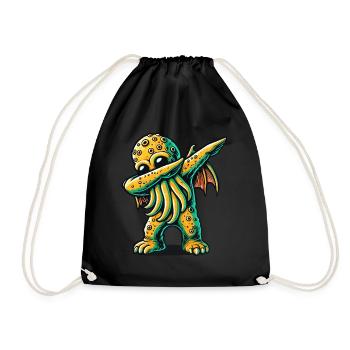 Dabbing drôle Cthulhu Dabbing Design - Sac de sport léger - noir - Devant