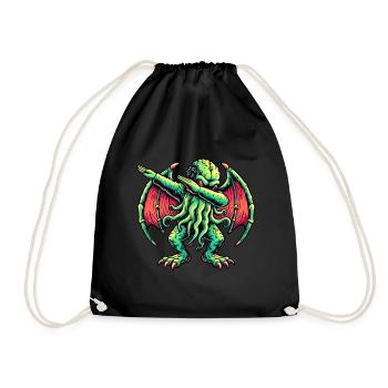 Dabbing drôle Cthulhu Dabbing Design - Sac de sport léger - noir - Devant