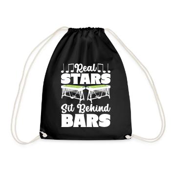 Vibraphon, vibraphoniste - Sac de sport léger - noir - Devant