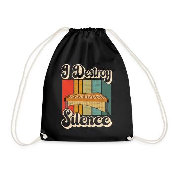 Vibraphon, vibraphoniste - Sac de sport léger - noir - Devant