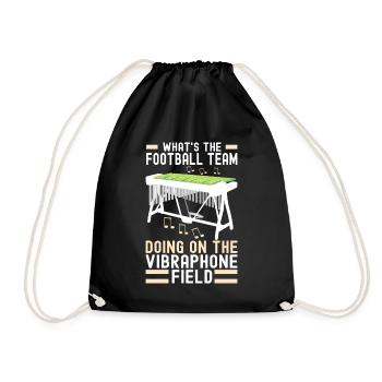 Vibraphon, vibraphoniste - Sac de sport léger - noir - Devant