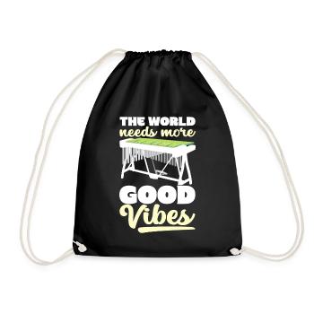 Vibraphon, vibraphoniste - Sac de sport léger - noir - Devant