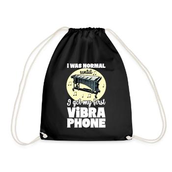 Vibraphon, vibraphoniste - Sac de sport léger - noir - Devant