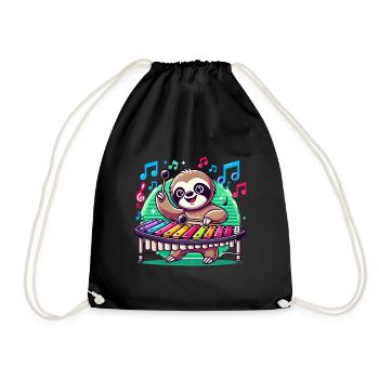 Vibraphon, vibraphoniste - Sac de sport léger - noir - Devant