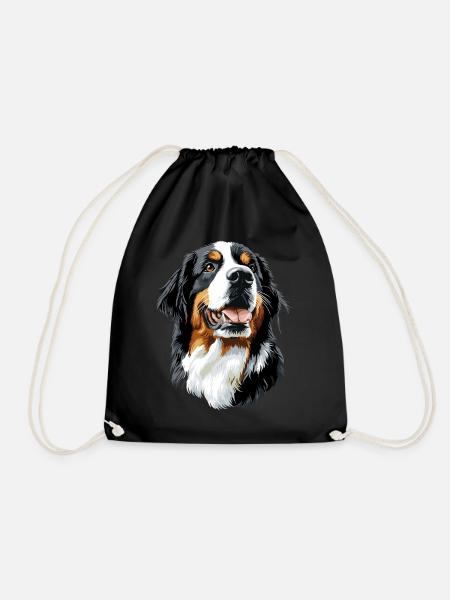 Bouvier bernois Chiens mignons Bouvier suisse - Sac de sport léger - noir