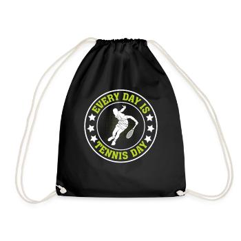 Chaque jour est la journée du tennis - Tennis Lover Tennis Play - Sac de sport léger - noir - Devant