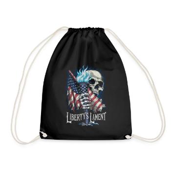 Halloween, Squelette, Effrayant, Effrayant, Horreur, Fête - Sac de sport léger - noir - Devant