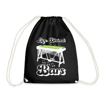 Vibraphon, vibraphoniste - Sac de sport léger - noir - Devant