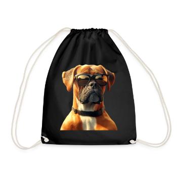 Deutscher Boxer Hunde Boxerverein German Boxer - Turnbeutel - Schwarz - Vorne