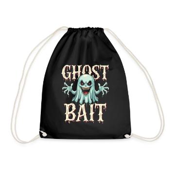 Appât fantôme Halloween Geist Gespenst Geister - Sac de sport léger - noir - Devant