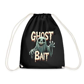 Appât fantôme Halloween Geist Gespenst Geister - Sac de sport léger - noir - Devant