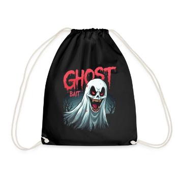 Appât fantôme Halloween Geist Gespenst Geister - Sac de sport léger - noir - Devant