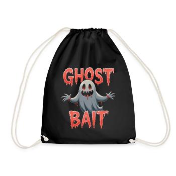 Appât fantôme Halloween Geist Gespenst Geister - Sac de sport léger - noir - Devant