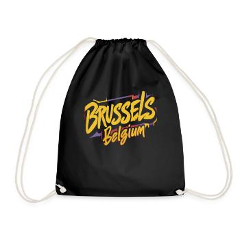 Mémoire souvenir de Varsovie Pologne - Sac de sport léger - noir - Devant