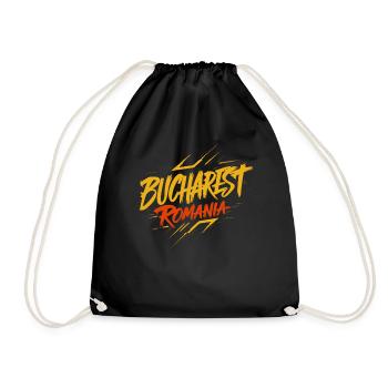 Varsovie, Pologne, souvenir - Sac de sport léger - noir - Devant
