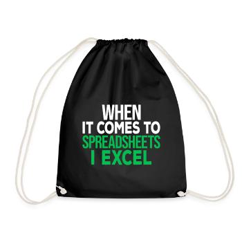 Funny Accountant CPA Accounting Tax Analyst - Drawstring Bag - black - Front