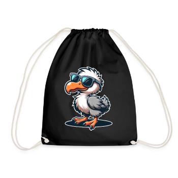 Dodo - Drawstring Bag - black - Front