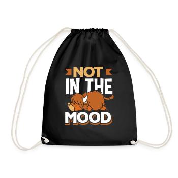 La vache des Highlands n'est pas d'humeur - Sac de sport léger - noir - Devant