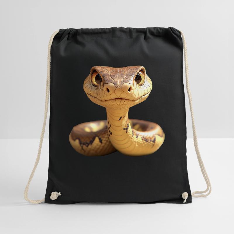 Snake Python Cobra Mamba Rattlesnake Snake Drawstring Bag