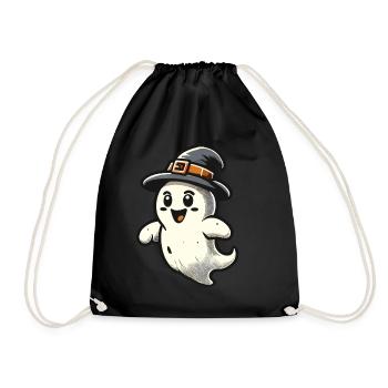 Drôle de sorcière fantôme Spooky Party - Sac de sport léger - noir - Devant