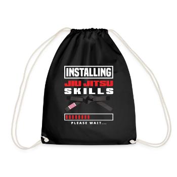 Installation des compétences de Jiu Jitsu Veuillez patienter - Sac de sport léger - noir - Devant
