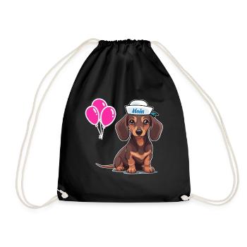 Chien Teckel Sailor Sailor Ballons d’anniversaire - Sac de sport léger - noir - Devant