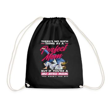 Perfekte Mama Jiu Jitsu Mom - Turnbeutel - Schwarz - Vorne