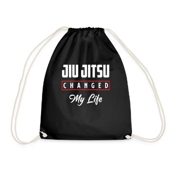 Jiu Jitsu Changed My Life - Drawstring Bag - black - Front