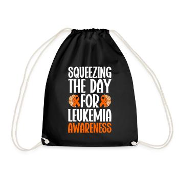 subsLeukemia Awareness Blood Cancer Fight - Drawstring Bag - black - Front