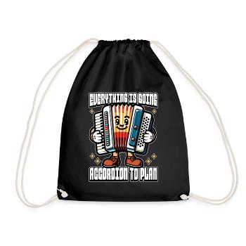 Accordéon Tout Est Going Musicien d’accordéon - Sac de sport léger - noir - Devant