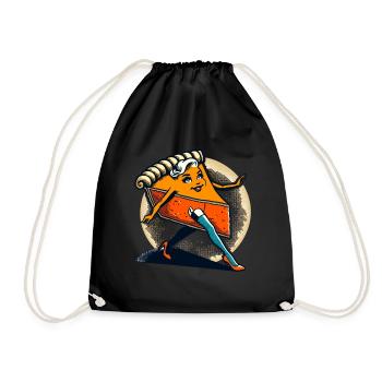 Citrouille Pie Ghoul Délicieux Design d’Halloween - Sac de sport léger - noir - Devant