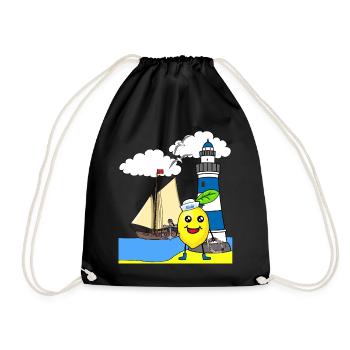 marin citron aigre marins marins marins - Sac de sport léger - noir - Devant