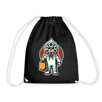 Spooky Party Trick Or Treat - Drawstring Bag - black - Front