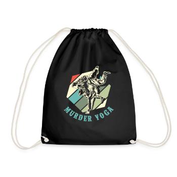 Meurtre Yoga Arts martiaux Jiu Jitsu - Sac de sport léger - noir - Devant