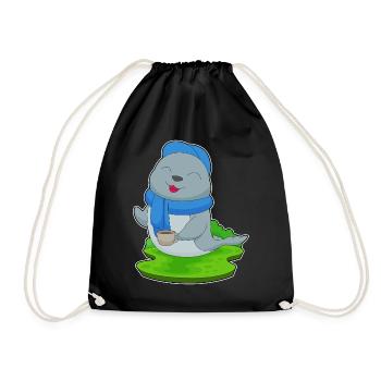 Tasse à café Seal - Sac de sport léger - noir - Devant